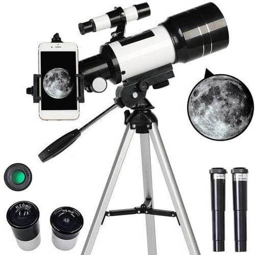 Professionele telescoop met statief 150x zoom voor sterrenkijken en maanobservatie