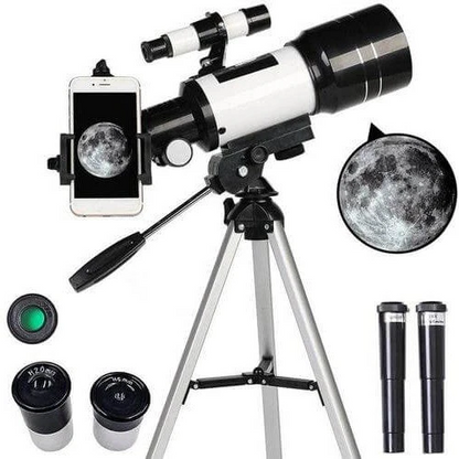 Professionele telescoop met statief 150x zoom voor sterrenkijken en maanobservatie