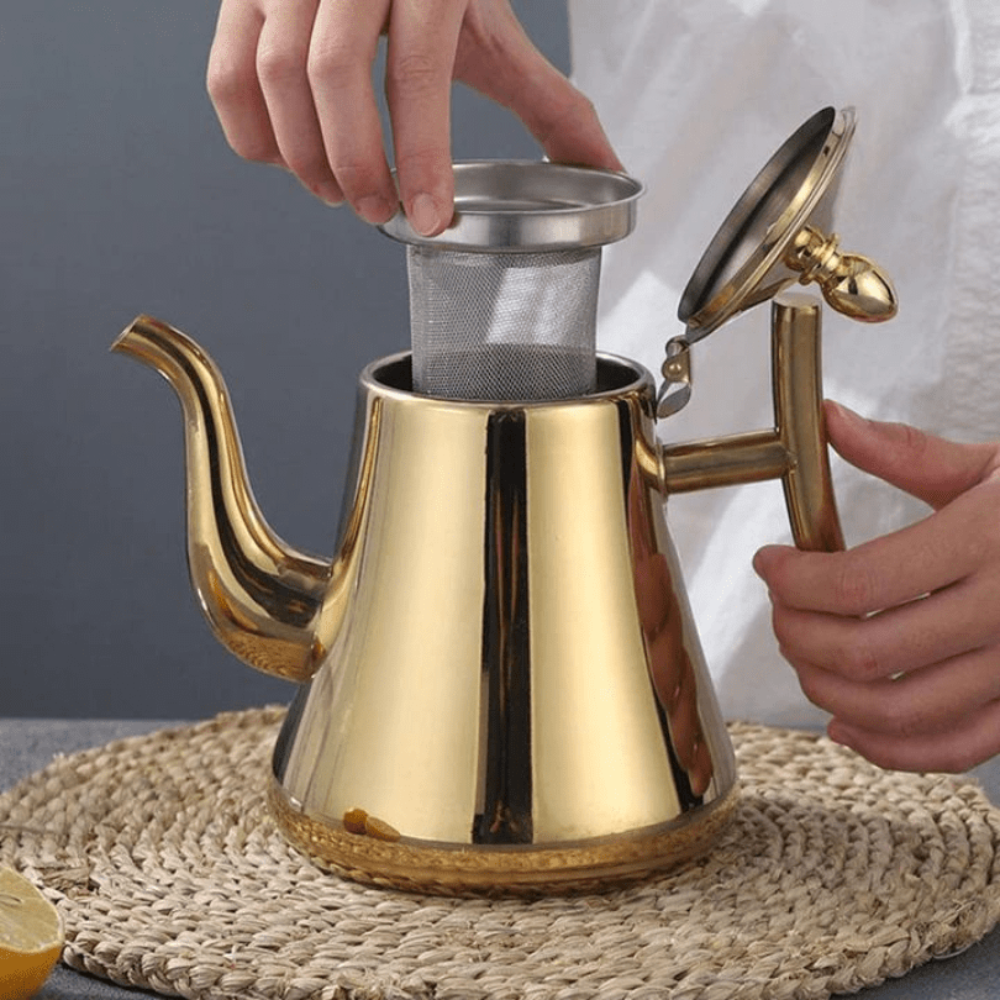 PureBoil roestvrijstalen inductieketel met ingebouwd filter