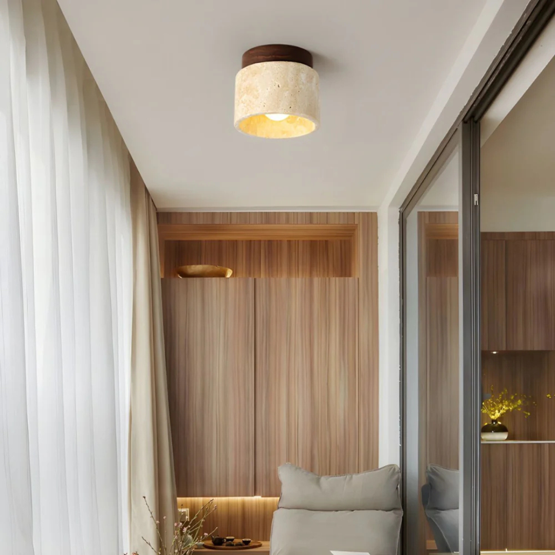 Radia Japanse Stijl Plafondlamp Minimalistische Warme Gloed Lamp