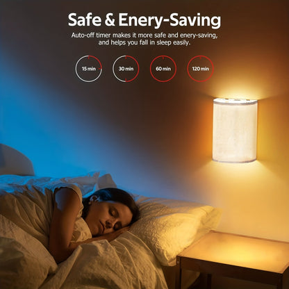 RadiantWall draadloze wandlampen 2 stuks oplaadbare LED-lampen met afstandsbediening