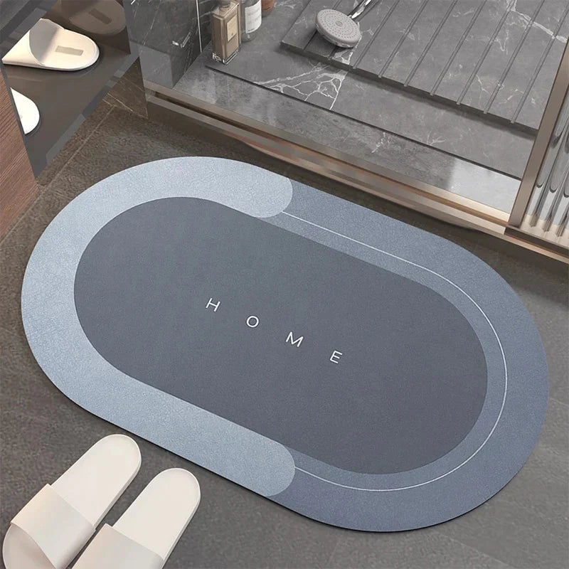 Sneldrogende antislip vloermat voor veiligheid in badkamer en hal