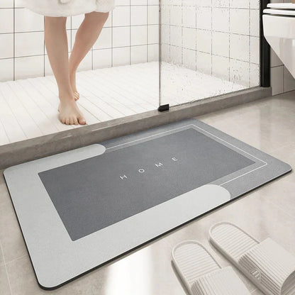 Sneldrogende antislip vloermat voor veiligheid in badkamer en hal