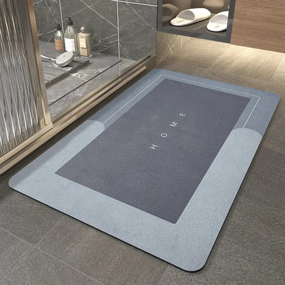 Sneldrogende antislip vloermat voor veiligheid in badkamer en hal