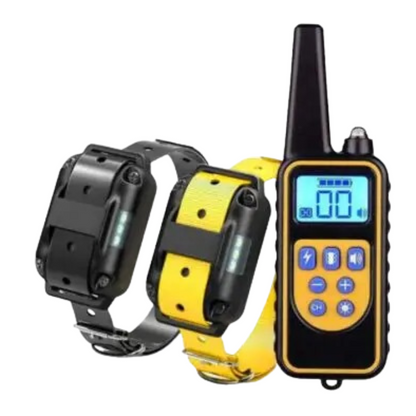 Oplaadbare anti-blaf hondenhalsband met afstandsbediening en waterdicht ontwerp