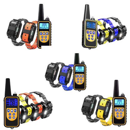 Oplaadbare anti-blaf hondenhalsband met afstandsbediening en waterdicht ontwerp