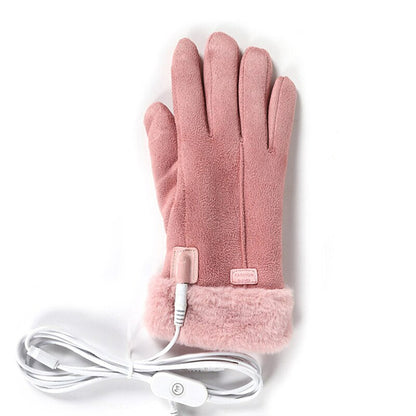 Oplaadbare verwarmde winterhandschoenen touchscreen waterdichte warme handschoenen