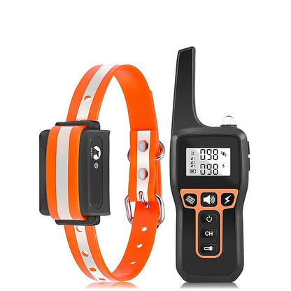 Oplaadbare waterdichte honden trainingshalsband 1000m bereik
