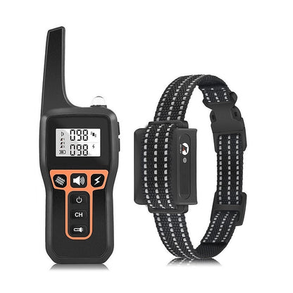 Oplaadbare waterdichte honden trainingshalsband 1000m bereik