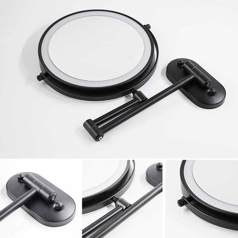 RefleX oplaadbare LED make-up spiegel met 3 lichtinstellingen