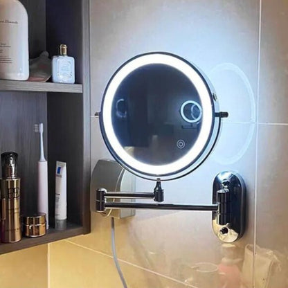 RefleX oplaadbare LED make-up spiegel met 3 lichtinstellingen