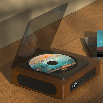 Retro Bluetooth cd-speler met FM-radio en draadloze streaming