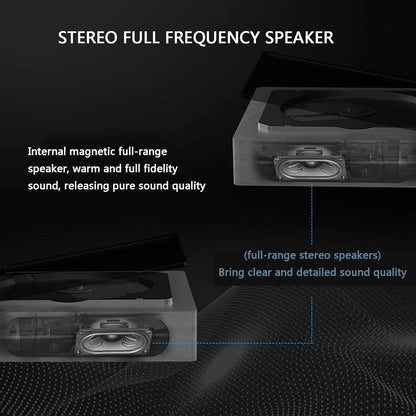 Retro Bluetooth cd-speler met FM-radio en draadloze streaming