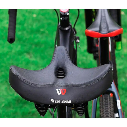 RideEase ergonomisch fietszadel met extra breed comfortontwerp