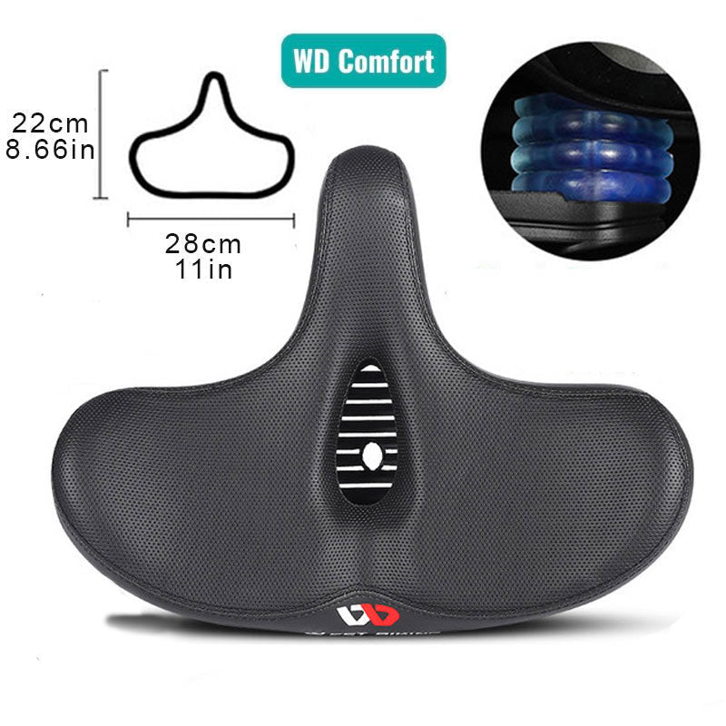 RideEase ergonomisch fietszadel met extra breed comfortontwerp