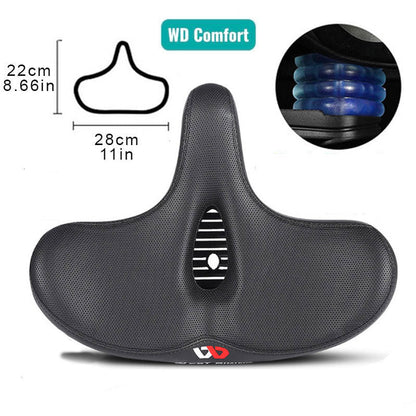 RideEase ergonomisch fietszadel met extra breed comfortontwerp