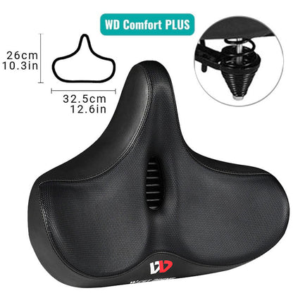 RideEase ergonomisch fietszadel met extra breed comfortontwerp