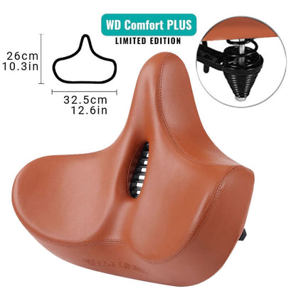 RideEase ergonomisch fietszadel met extra breed comfortontwerp