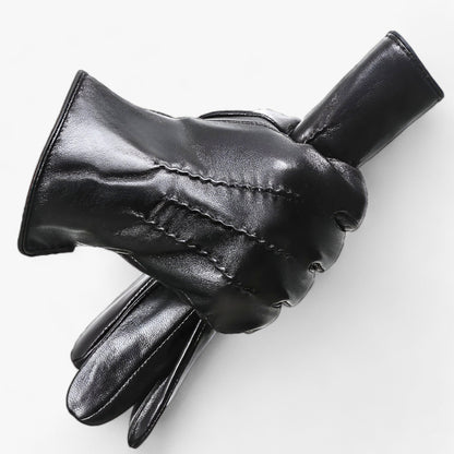 RippleWarm schapenvacht leren winterhandschoenen voor warme comfort