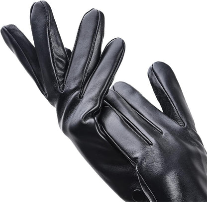 RippleWarm schapenvacht leren winterhandschoenen voor warme comfort