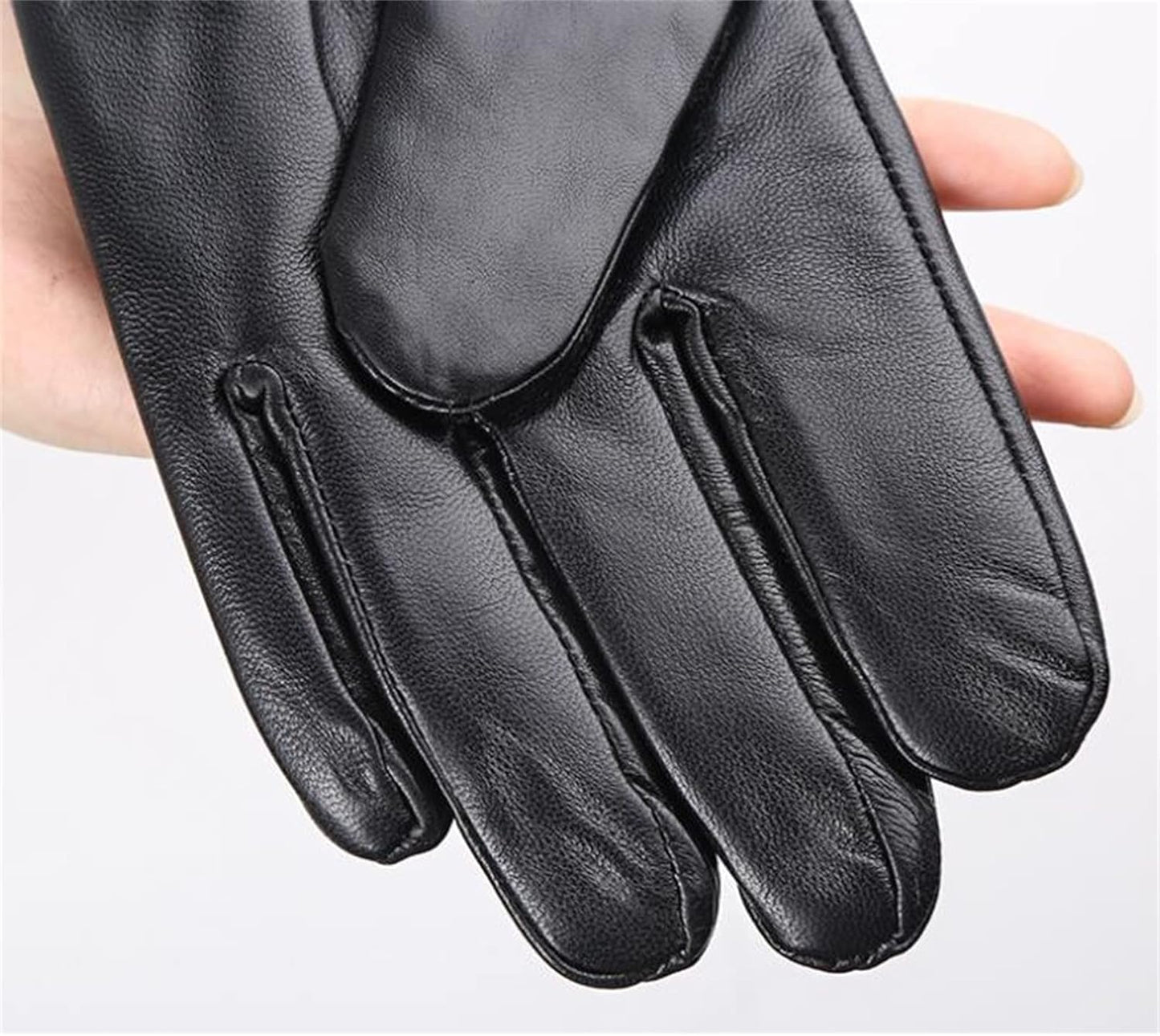 RippleWarm schapenvacht leren winterhandschoenen voor warme comfort