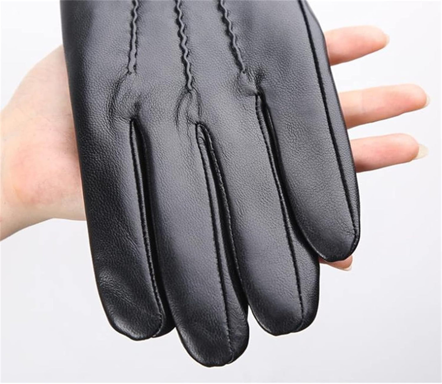 RippleWarm schapenvacht leren winterhandschoenen voor warme comfort