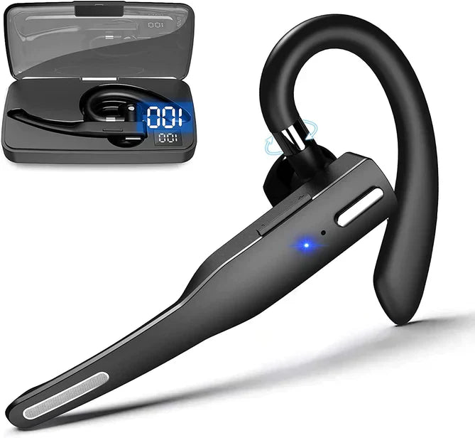RoadMic Pro Draadloze Bluetooth Headset met Dubbele Mic en Ruisonderdrukking