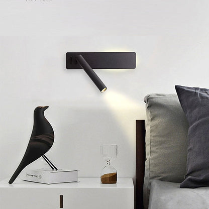 Draaibare LED wandleeslamp verstelbare helderheid bedlampje