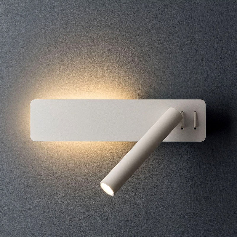 Draaibare LED wandleeslamp verstelbare helderheid bedlampje