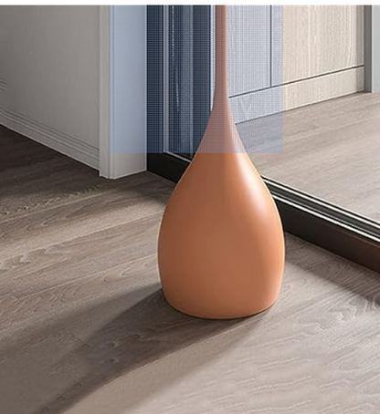 Ronde metalen zuil bijzettafel met modern minimalistisch ontwerp en duurzame ijzeren constructie