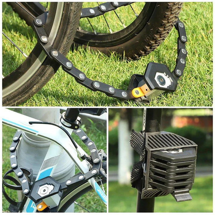SafeRide opvouwbaar fietsslot met zware anti-diefstal bescherming