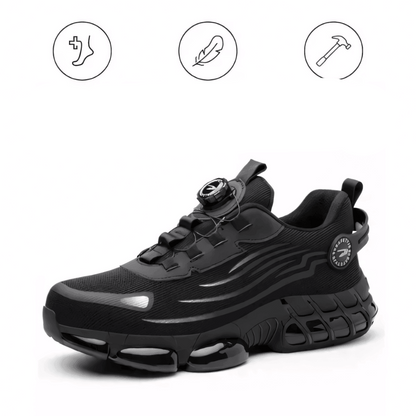 SafeShoez orthopedische veiligheidsschoenen met stalen neus en memory foam comfort