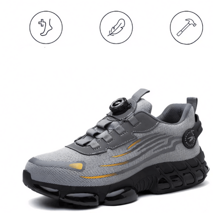 SafeShoez orthopedische veiligheidsschoenen met stalen neus en memory foam comfort