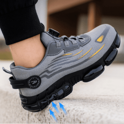 SafeShoez orthopedische veiligheidsschoenen met stalen neus en memory foam comfort