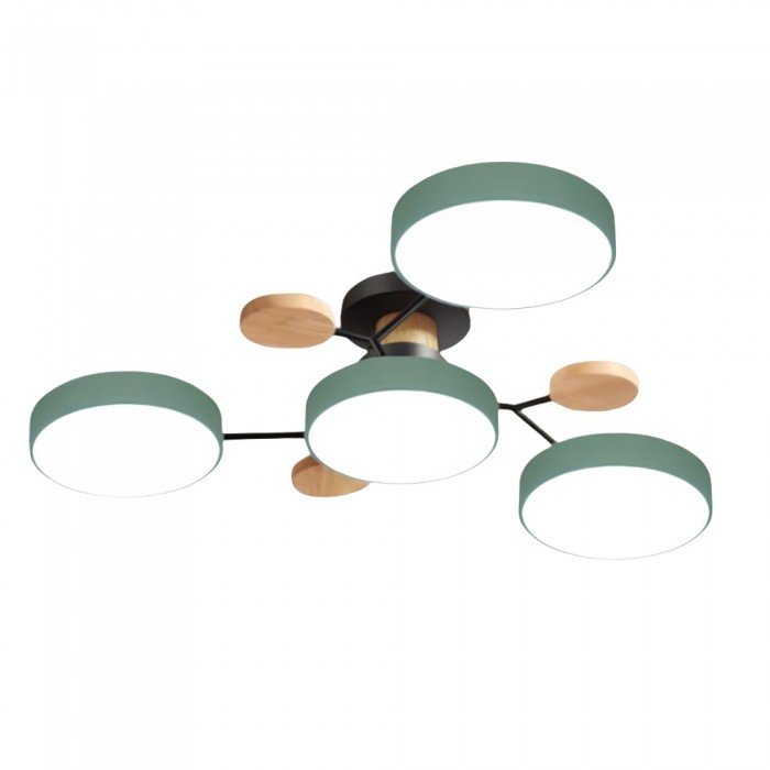 Scandinavische LED plafondlamp – modern takkenontwerp warm wit licht