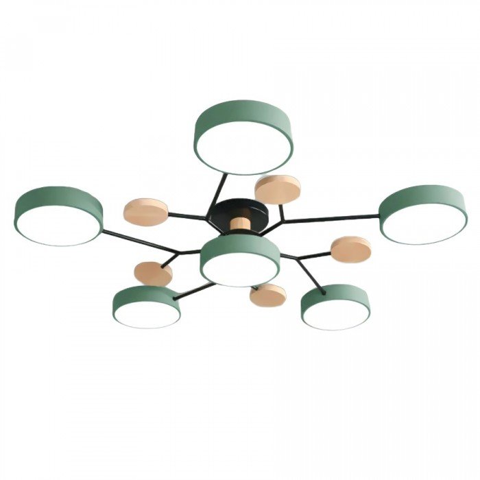 Scandinavische LED plafondlamp – modern takkenontwerp warm wit licht