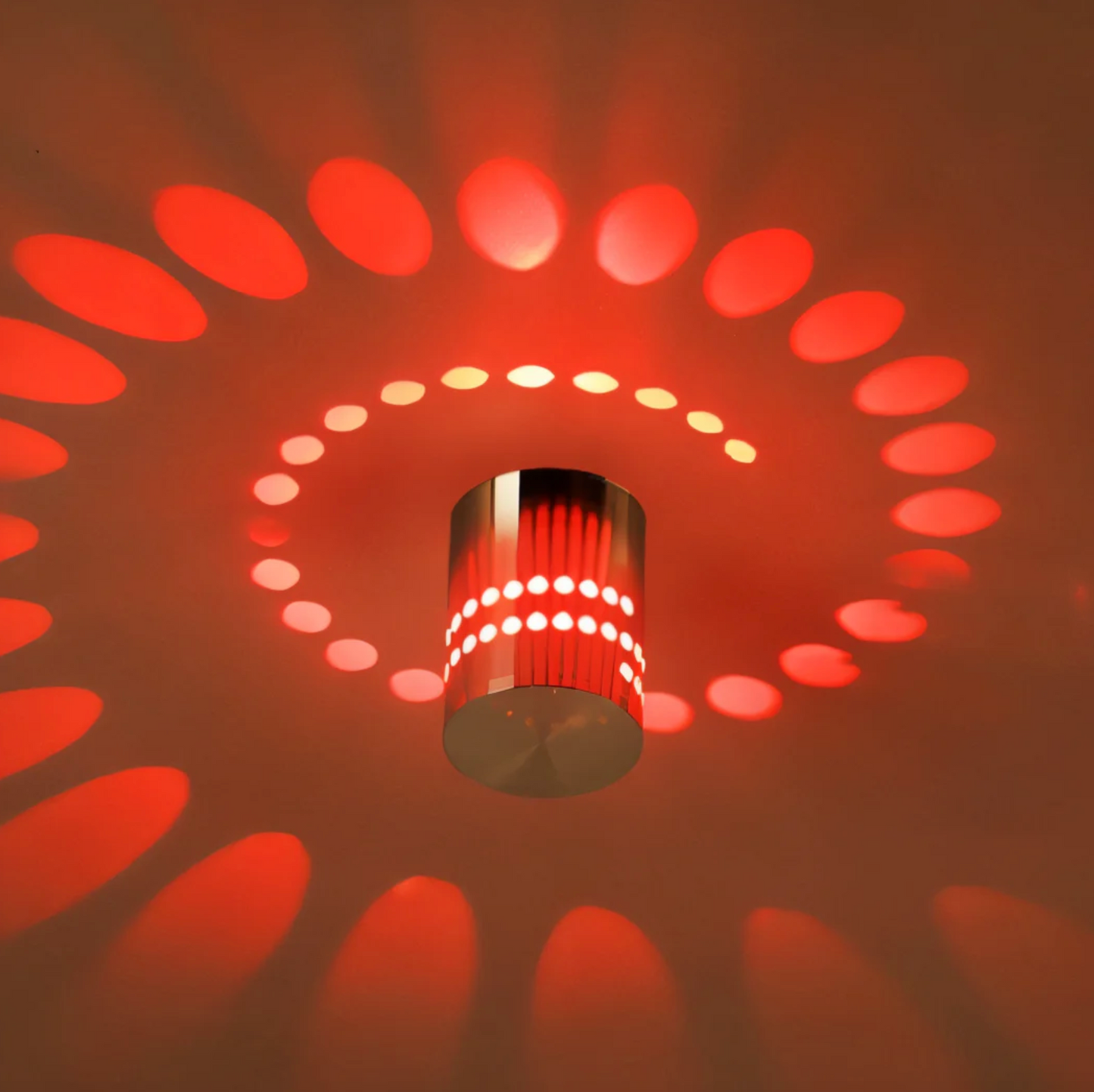 LuminBlast LED spiraal wandlamp kleurrijke moderne binnenwandlamp