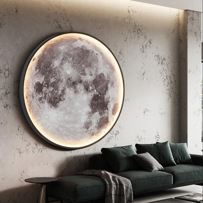 Maan wandlamp met verstelbare LED-gloed voor sfeerverlichting in huis