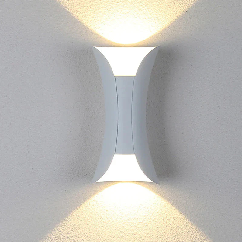 Lumio moderne LED wandlamp waterdicht binnen en buiten