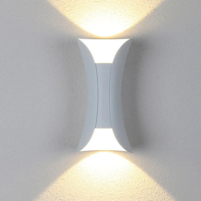 Lumio moderne LED wandlamp waterdicht binnen en buiten