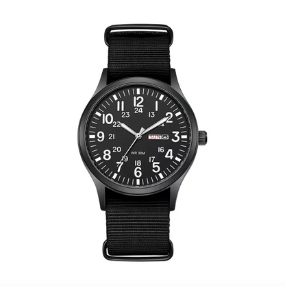 Robuust outdoor herenhorloge met waterdicht roestvrijstalen ontwerp