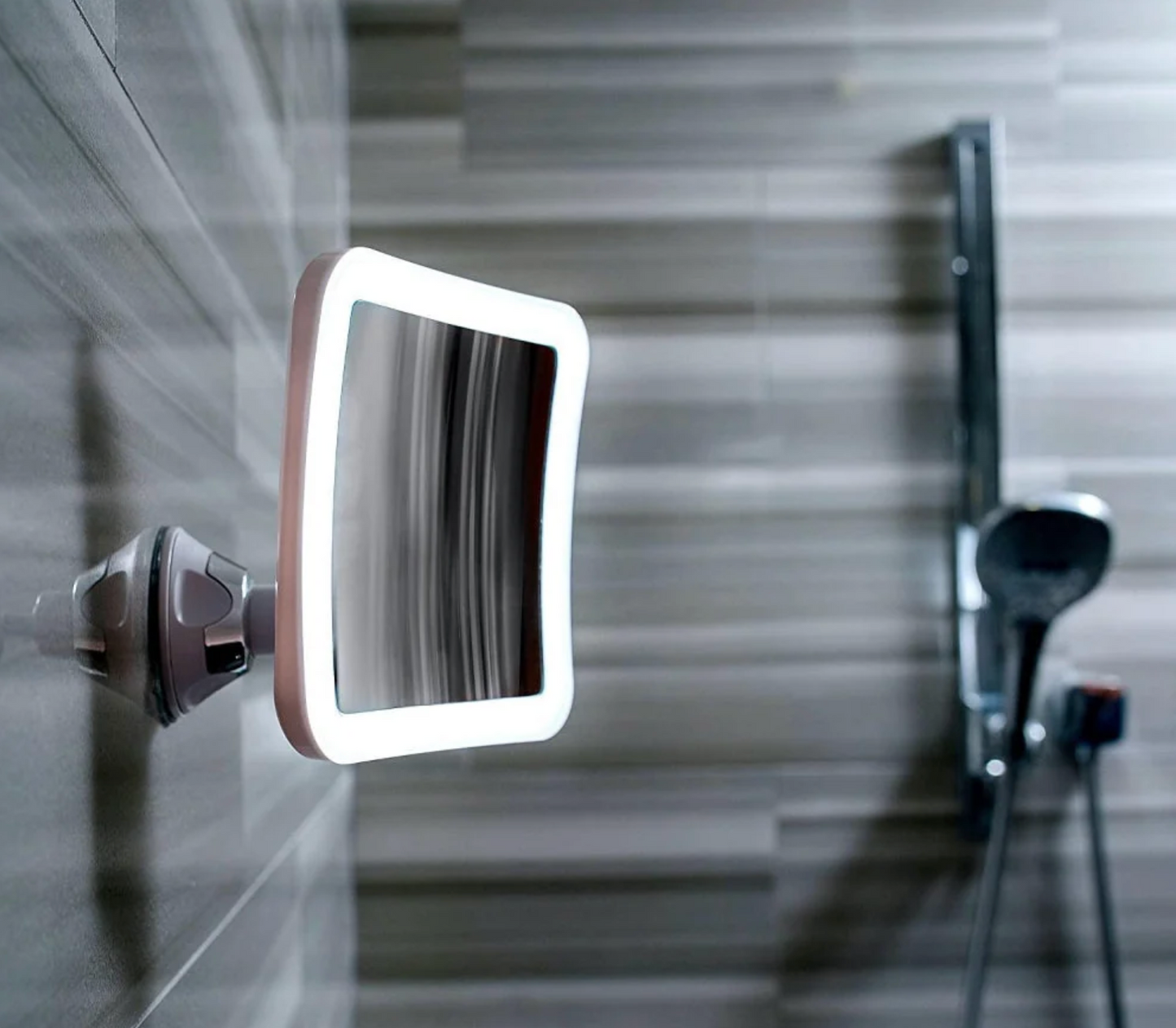 GlowView 10X LED lupa do makijażu – przenośne lustro z przyssawką
