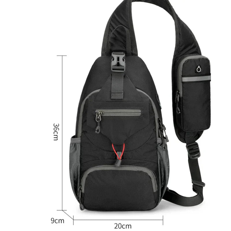 SecurePack anti-diefstal waterdichte multi-pocket schouderrugzak