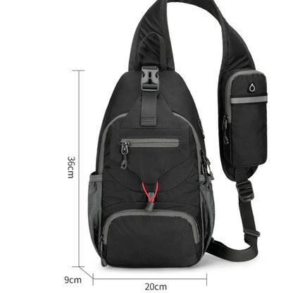 SecurePack anti-diefstal waterdichte multi-pocket schouderrugzak