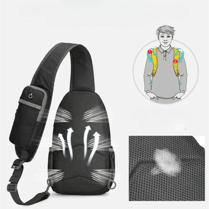SecurePack anti-diefstal waterdichte multi-pocket schouderrugzak
