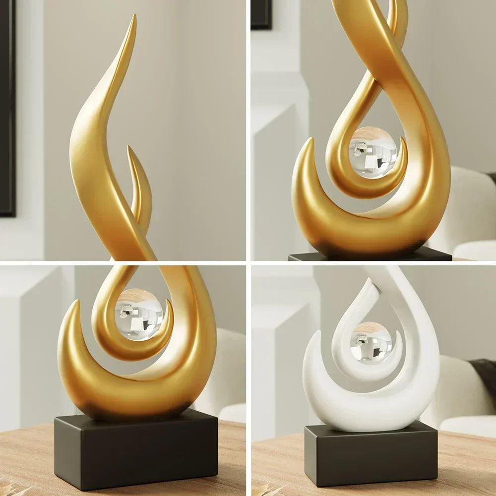 Serenity Abstracte Sculptuur Moderne Artistieke Woondecoratie Accent