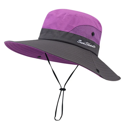 ShadeGuard UV Pro Hoed met Brede Rand voor Stijlvolle Zonbescherming