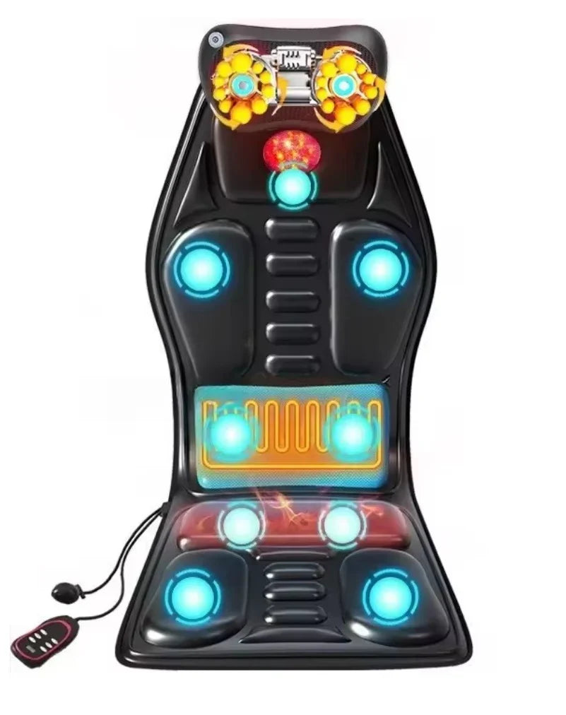 Shiatsu full body rugmassager met warmte en verstelbaar ontwerp