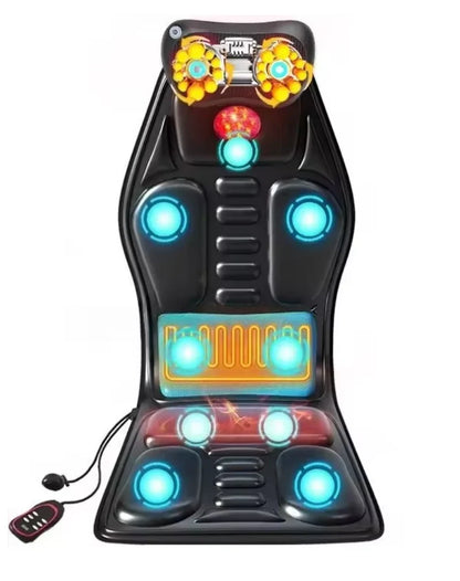 Shiatsu full body rugmassager met warmte en verstelbaar ontwerp