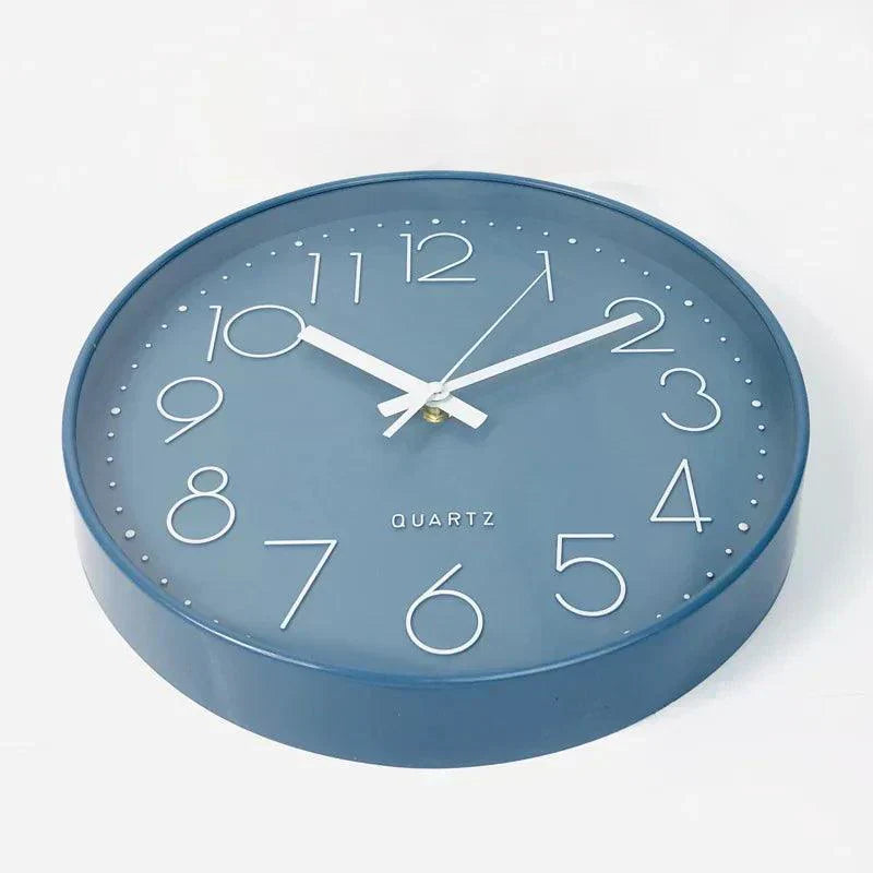 Stille niet-tikkende wandklok modern minimalistisch 30cm